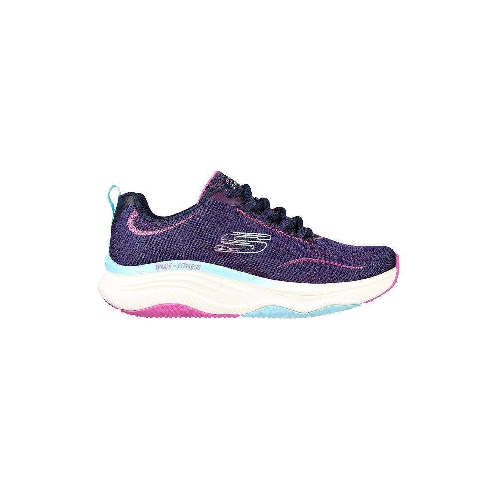 Tenis Mujer Skechers Dlux Fitness- Azul