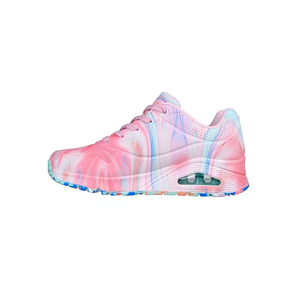 Tenis Mujer Skechers Uno Like Water - Rosa