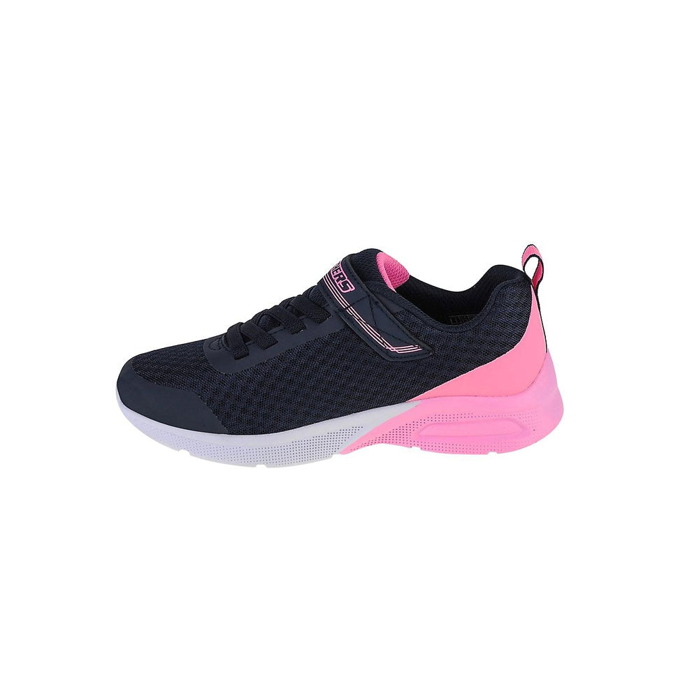 Tenis Niña Skechers Microspec Max - Azul-Rosa