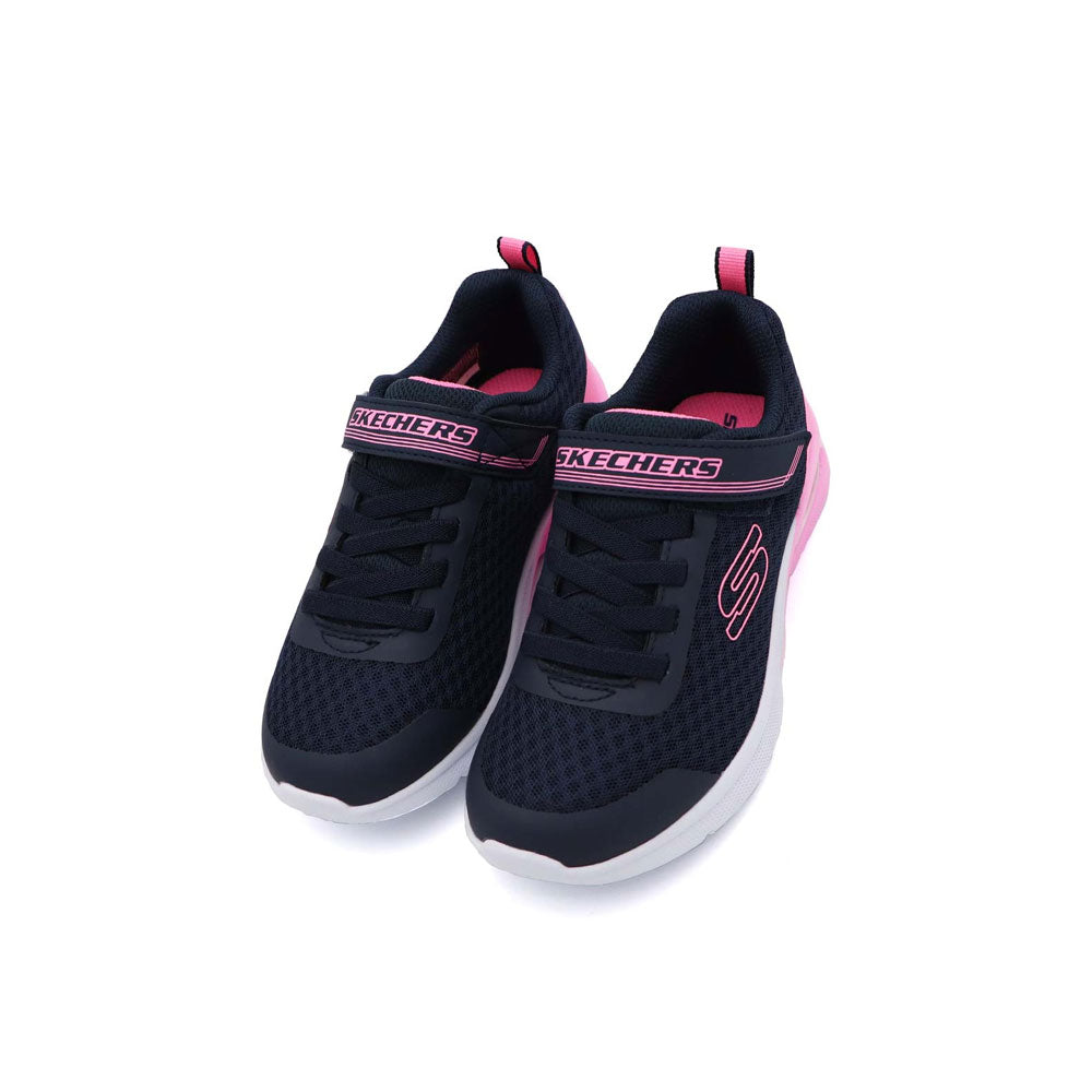 Tenis Niña Skechers Microspec Max - Azul-Rosa