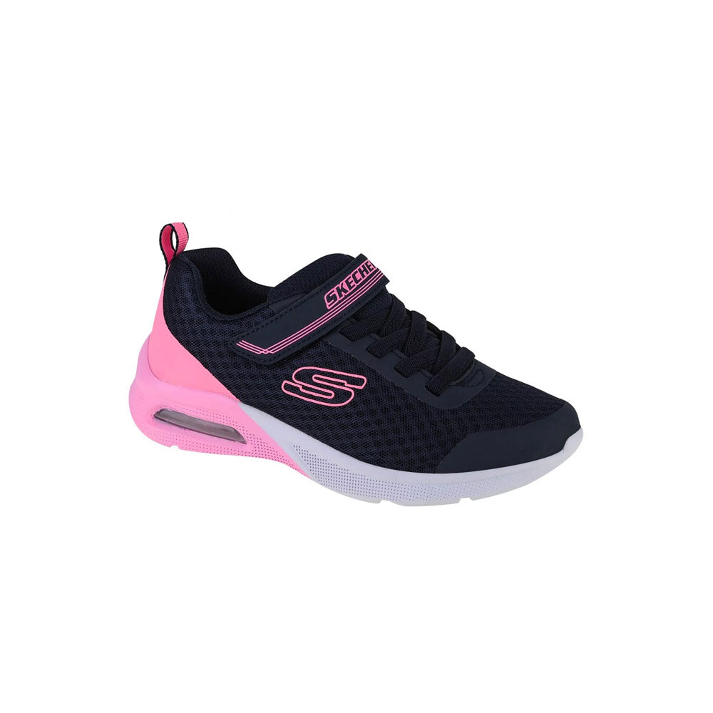 Tenis Niña Skechers Microspec Max - Azul-Rosa