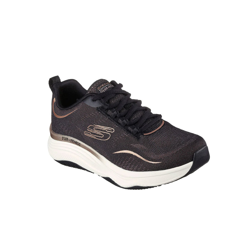 Tenis Mujer Skechers D'Lux Fitness- Marròn