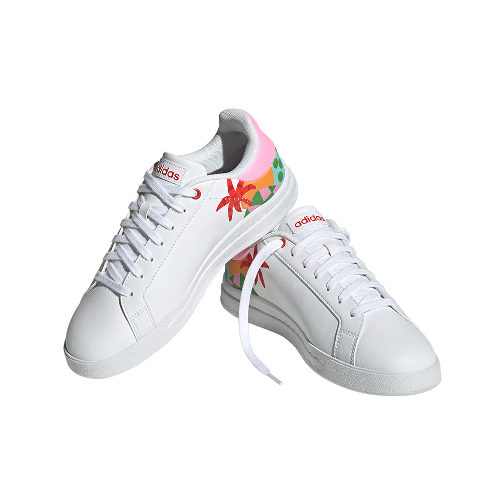 Tenis Mujer Adidas Court Silk- Blanco