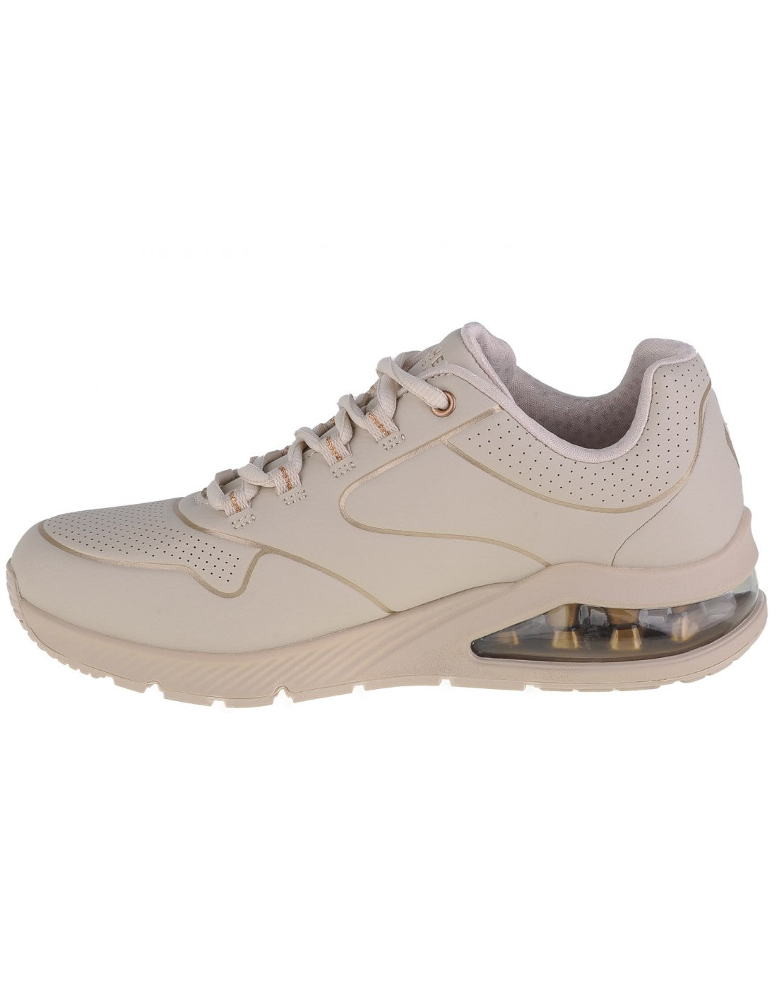 Tenis Mujer Skechers Uno 2 Golden Trim - Rosado