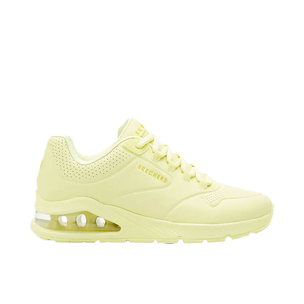 Tenis Mujer Skechers Uno Pastel- Amarillo