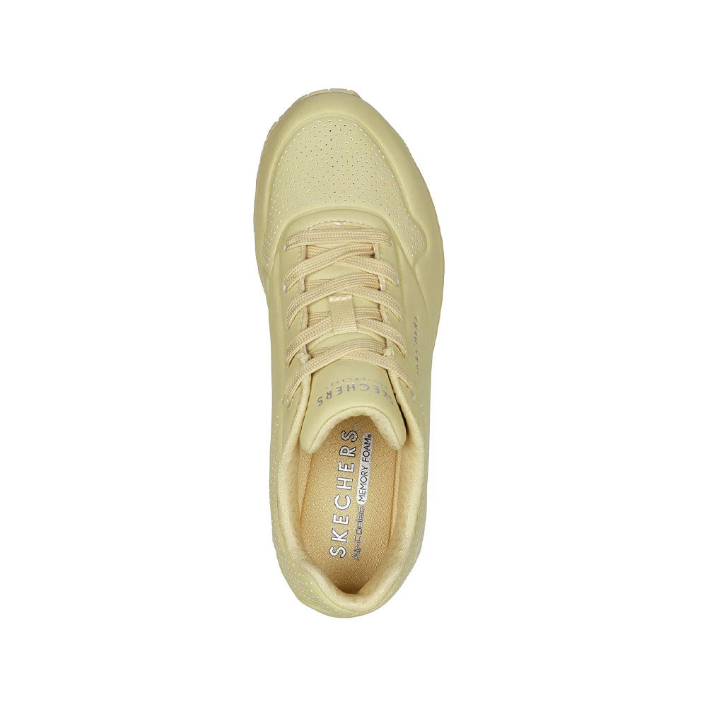 Tenis Mujer Skechers Uno Pastel- Amarillo