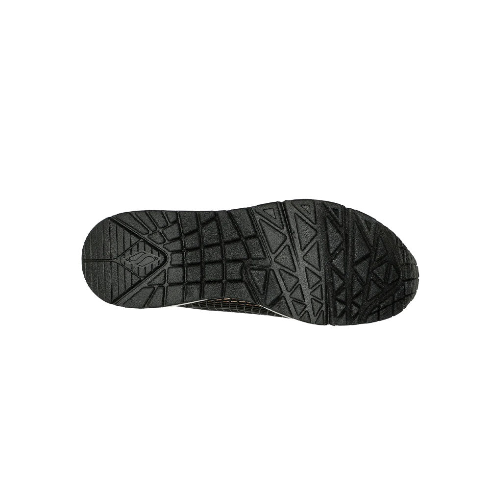 Tenis Mujer Skechers Uno Shine - Negro-Dorado