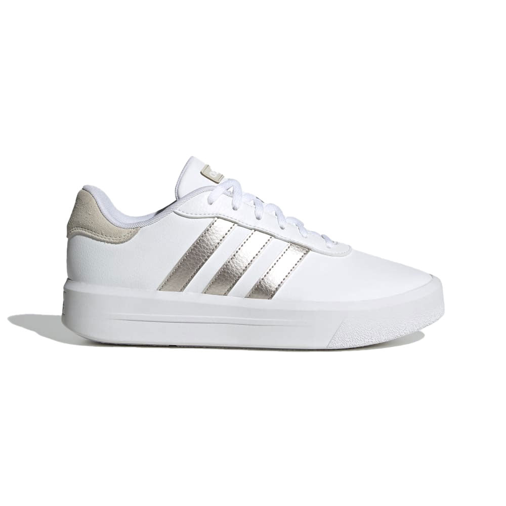 Tenis Mujer Adidas Court Plataforma - Blanco