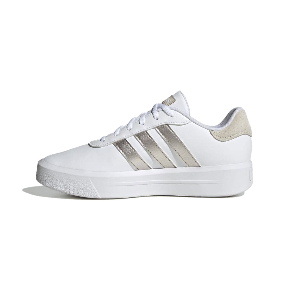 Tenis Mujer Adidas Court Plataforma - Blanco