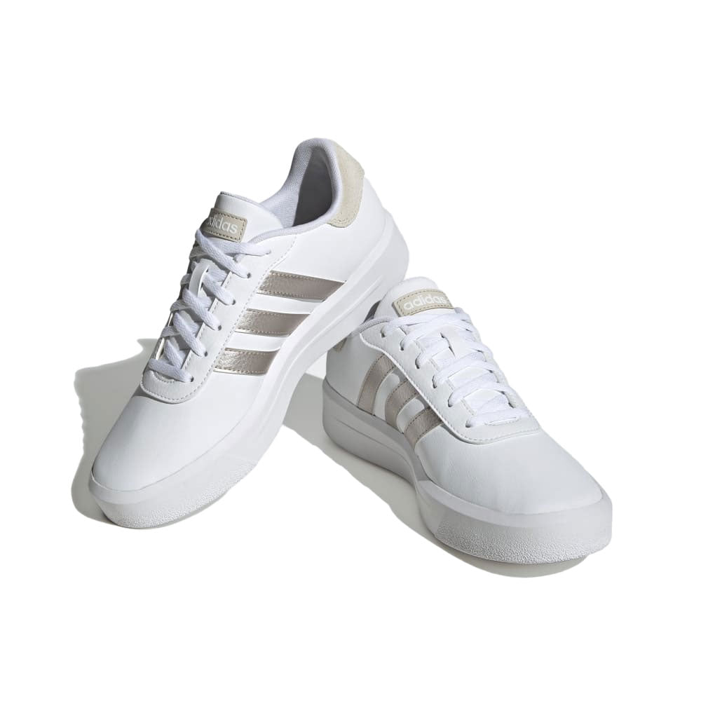 Tenis Mujer Adidas Court Plataforma - Blanco