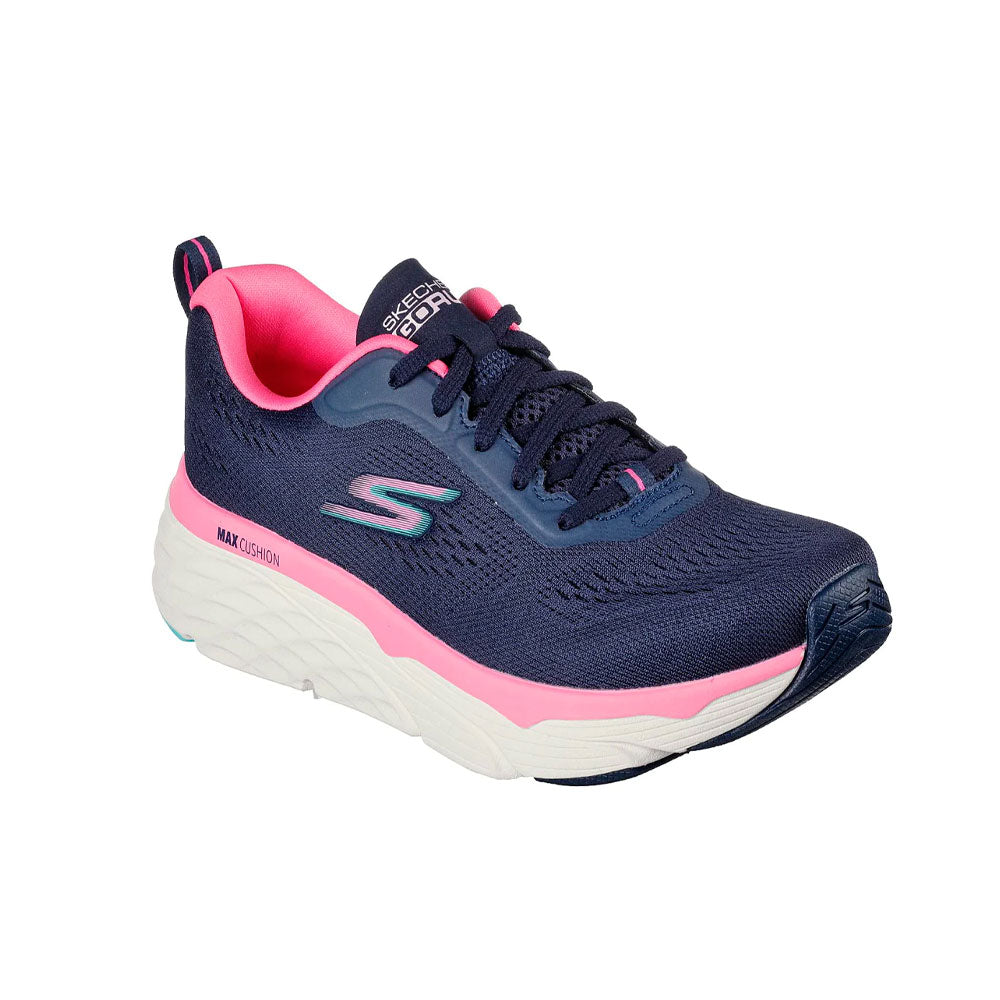 Tenis Mujer Skechers Max Coushing - Azul-Rosa