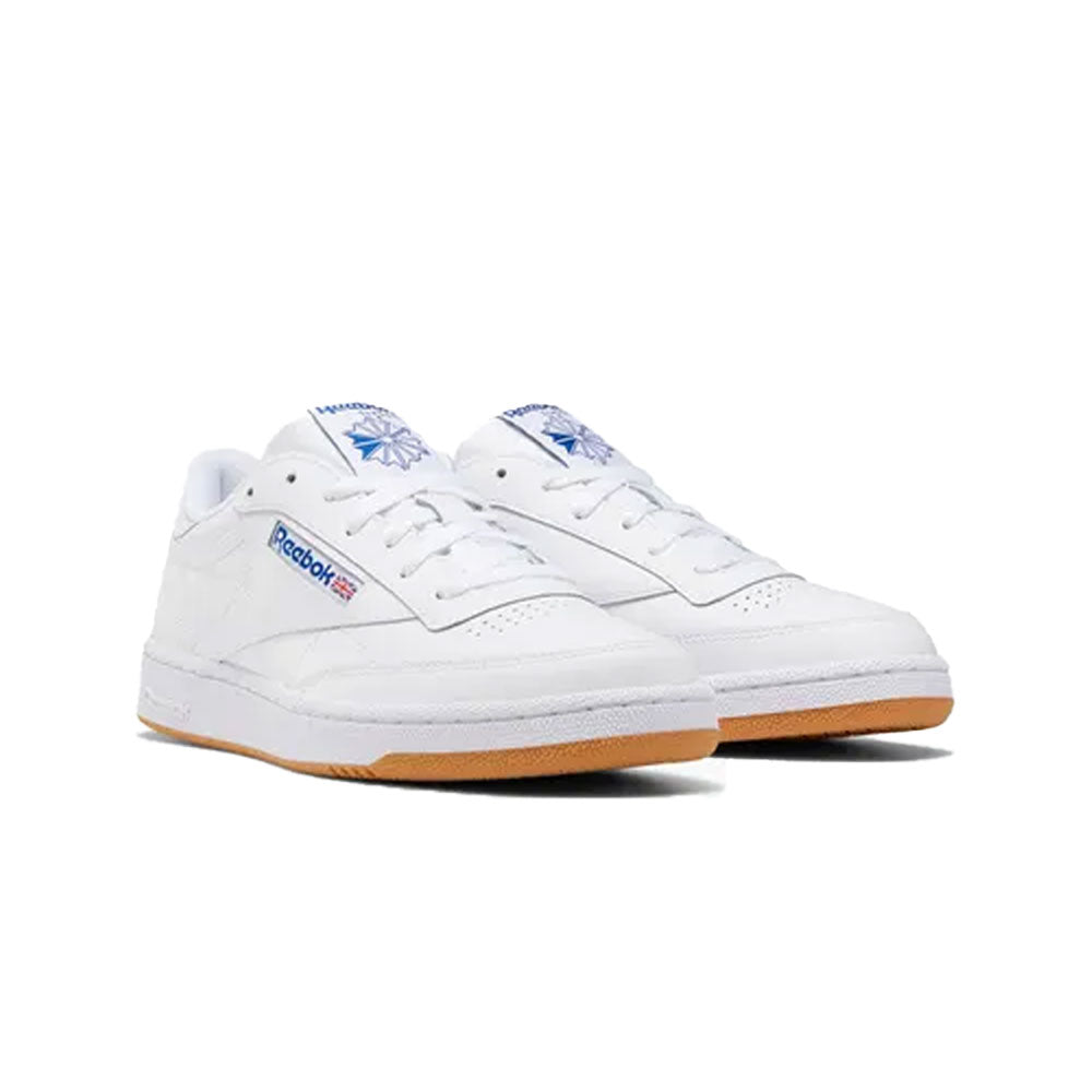 Tenis Hombre Reebok Club C 85- Blanco