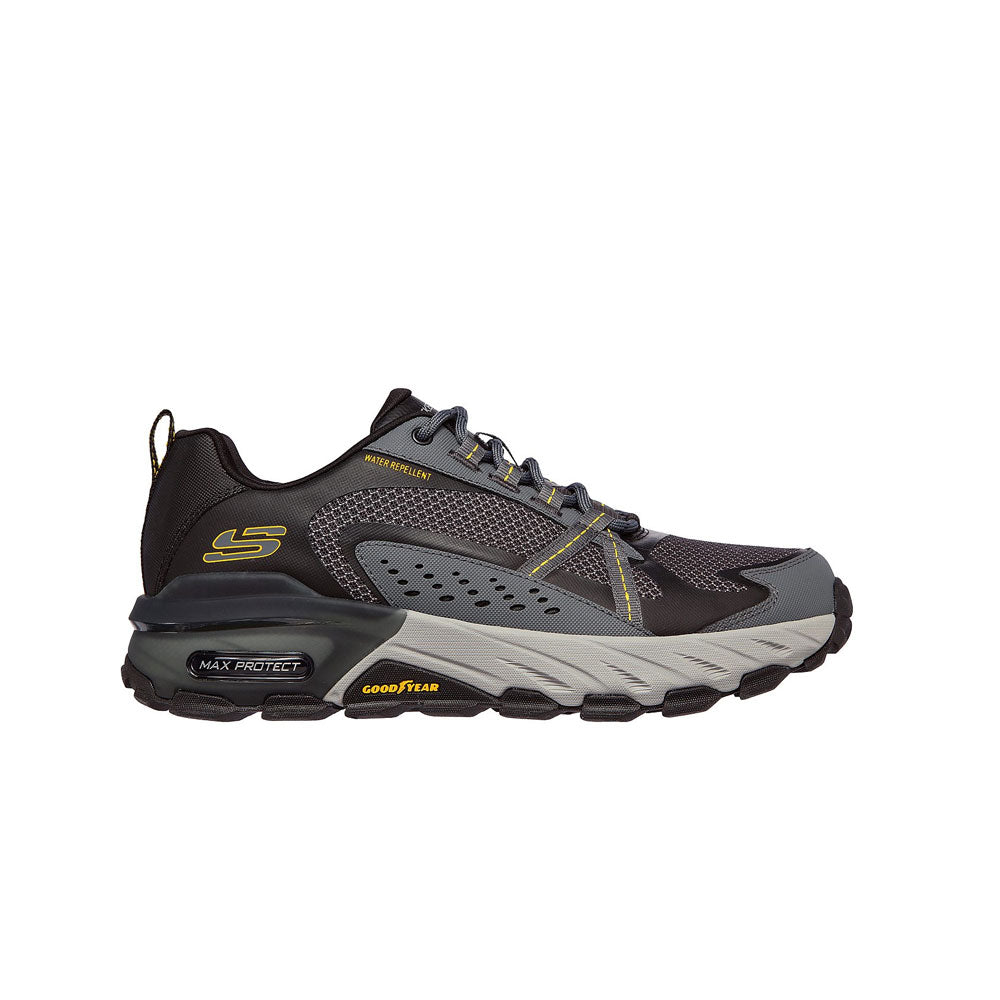 Tenis Hombre Skechers Max Protect - Negro-Gris