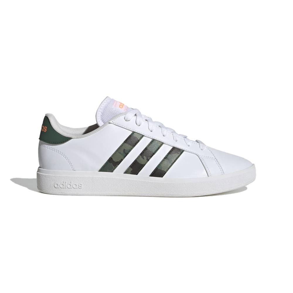 Tenis Hombre Adidas Grand Court Base - Blanco