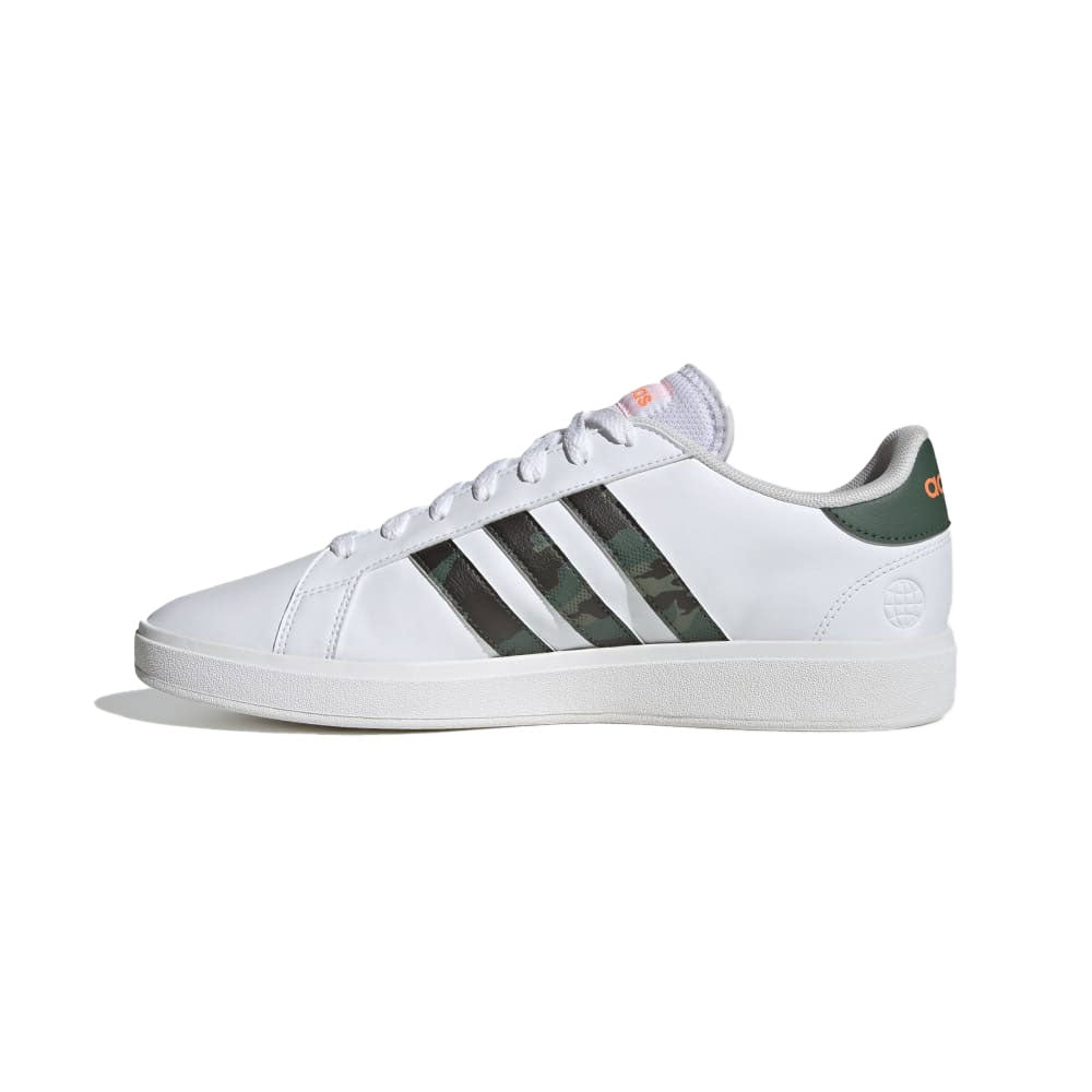 Tenis Hombre Adidas Grand Court Base - Blanco