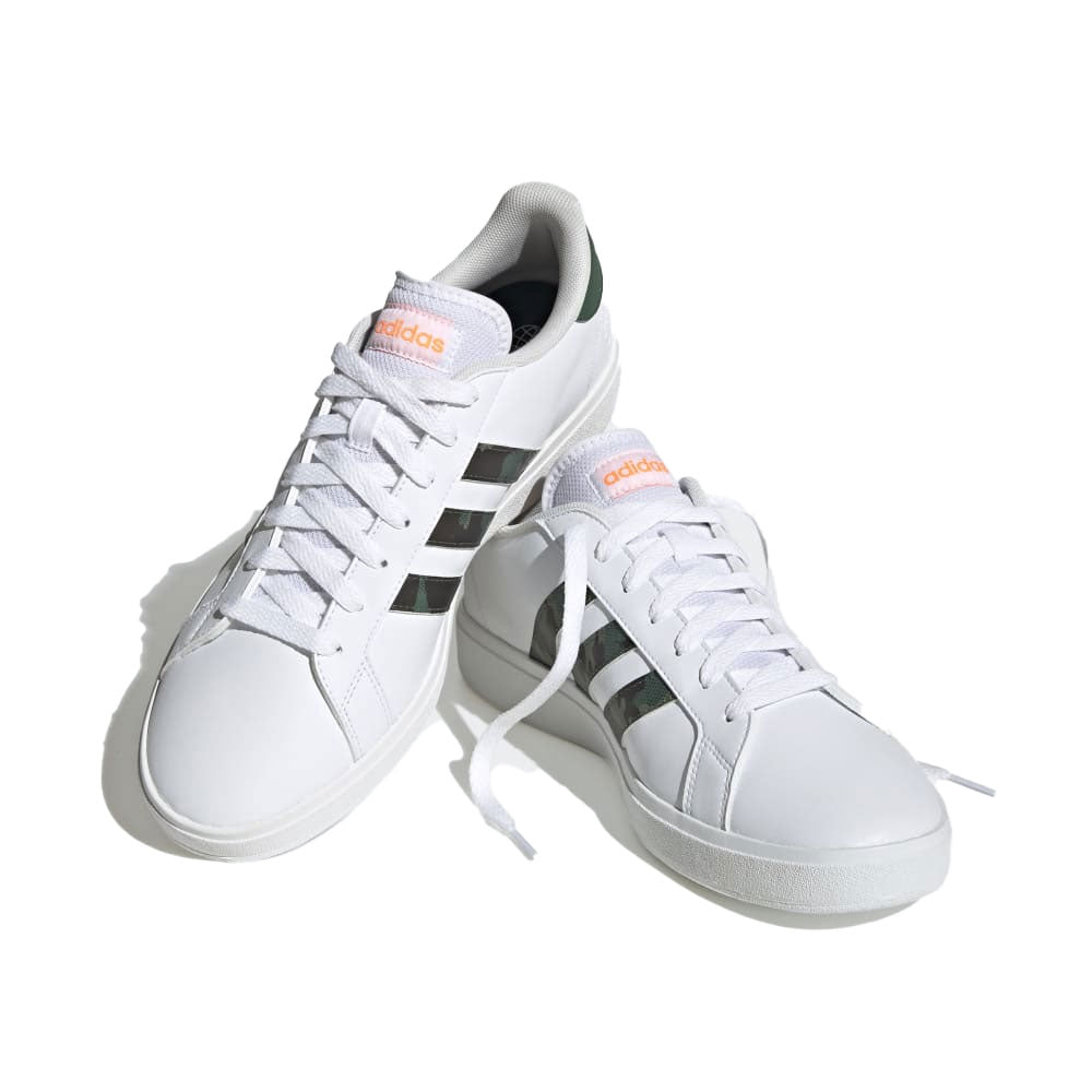 Tenis Hombre Adidas Grand Court Base - Blanco