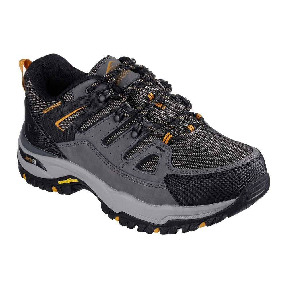 Tenis Skechers Hombre Relaxed Fit - Gris- Negro