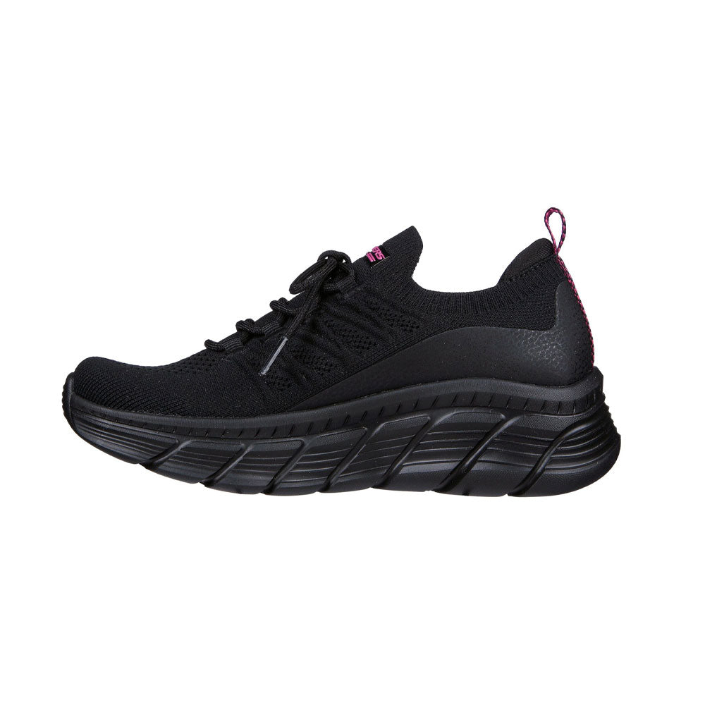 Tenis Mujer Skechers Bobs Sport - Negro