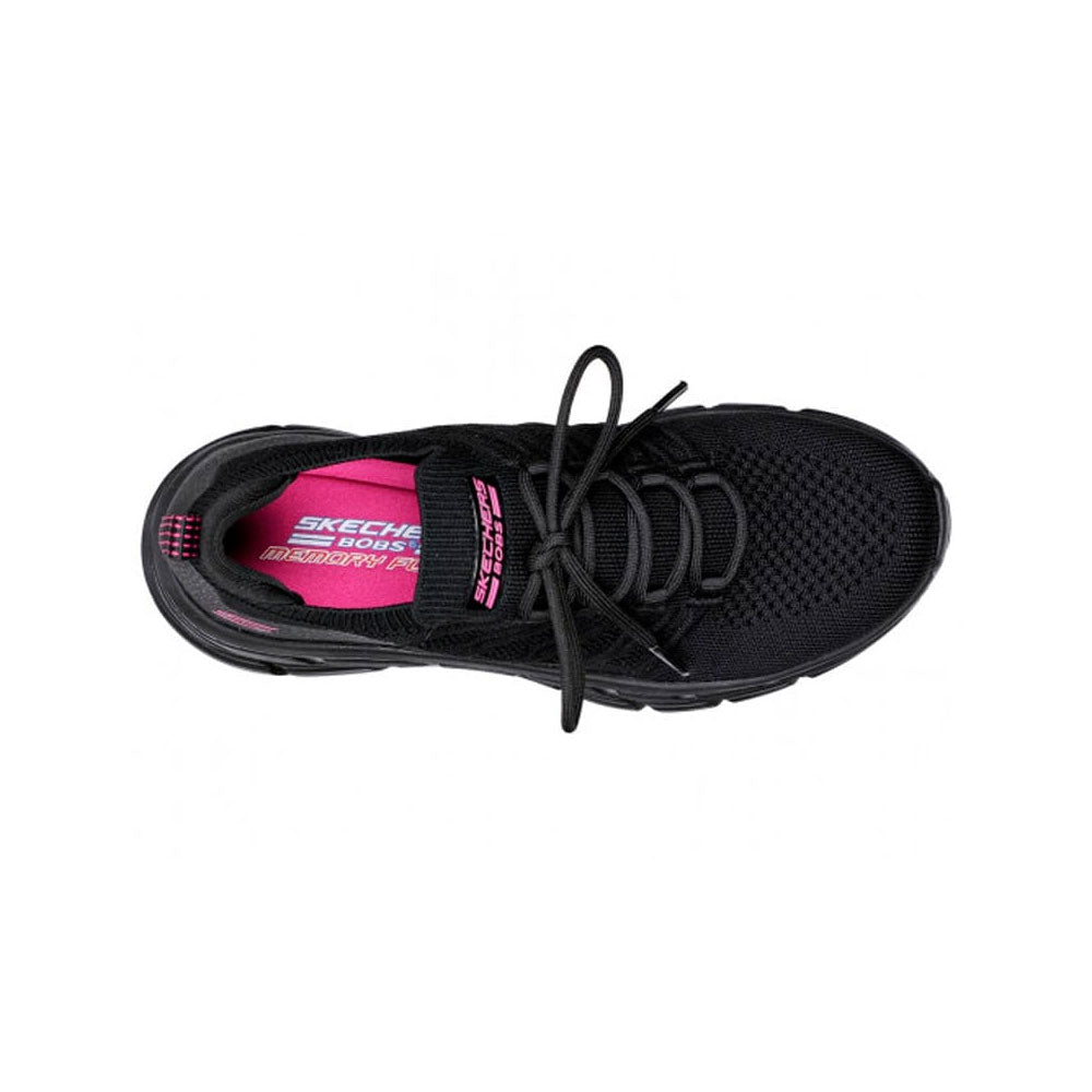 Tenis Mujer Skechers Bobs Sport - Negro