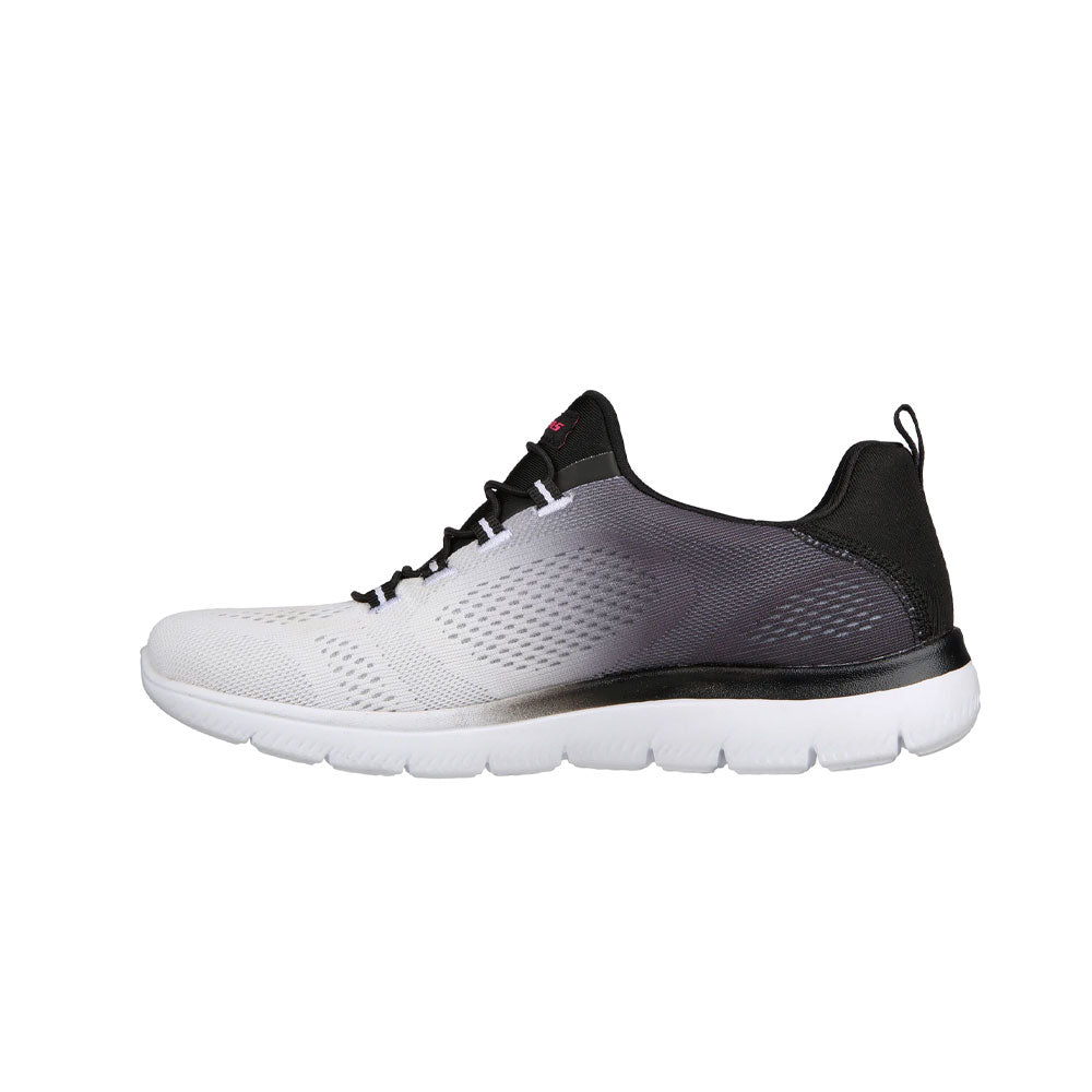 Tenis Mujer Skechers Summits - Negro-Blanco