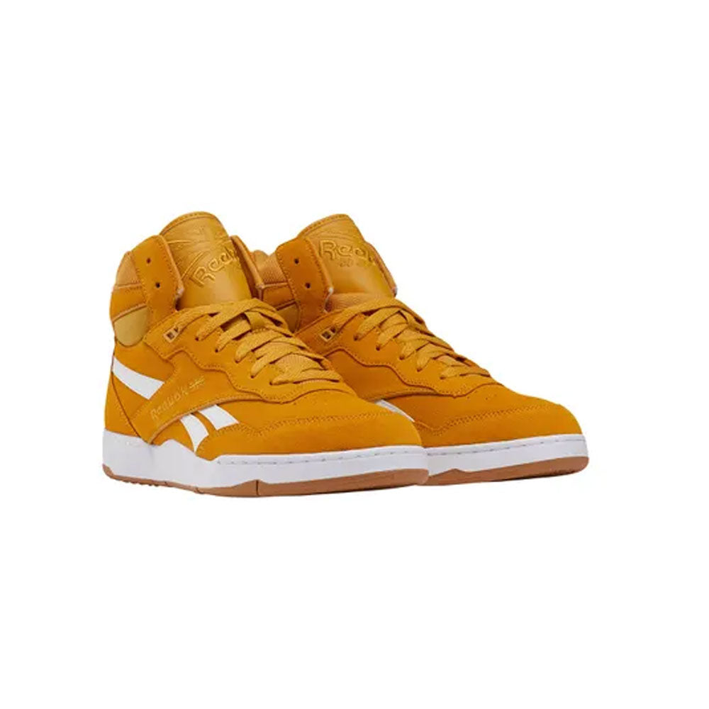 Tenis Hombre Reebok Bb 4000 Ii Mid - Amarillo-Blanco