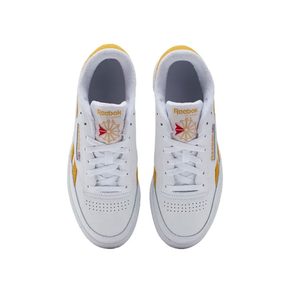 Tenis Mujer Reebok Club C Renovado - Blanco-Amarillo