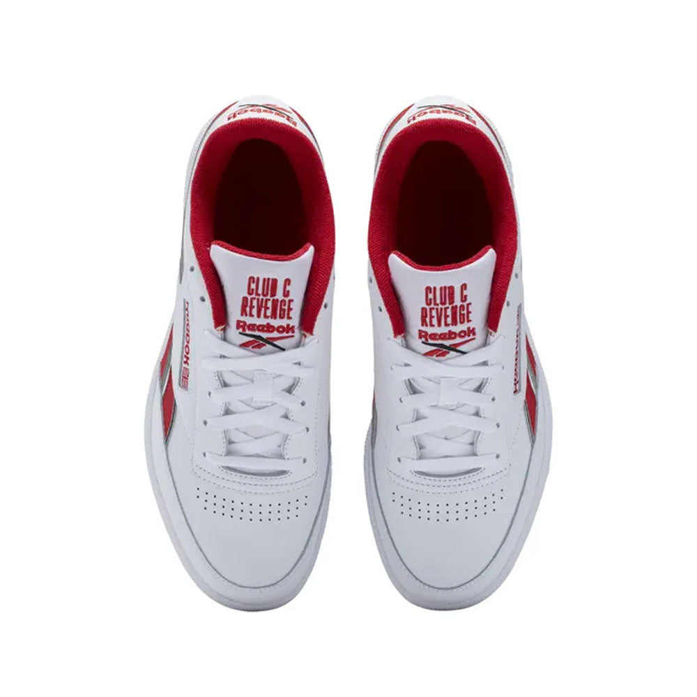 Tenis Hombre Reebok Club C 85 - Blanco-Rojo