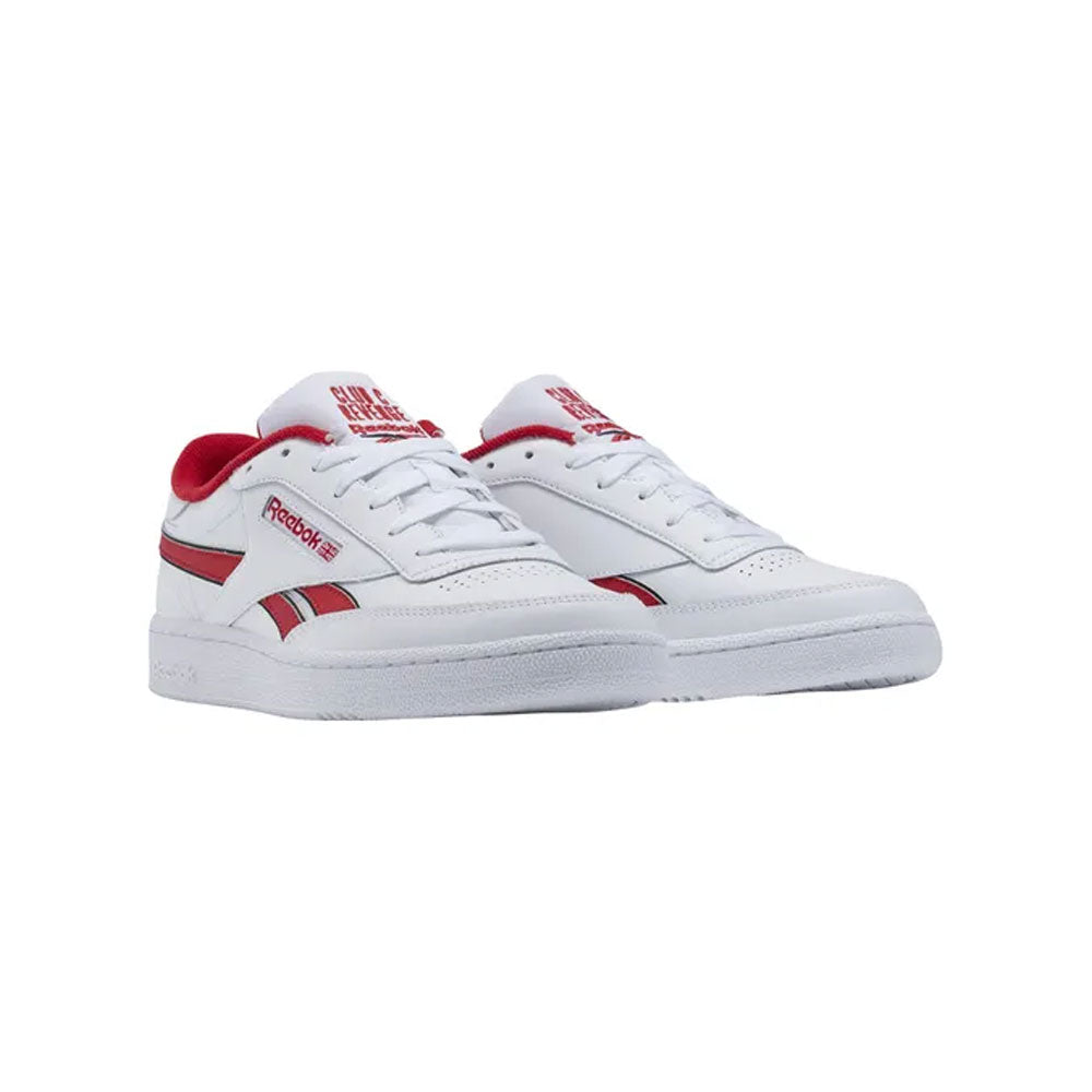 Tenis Hombre Reebok Club C 85 - Blanco-Rojo