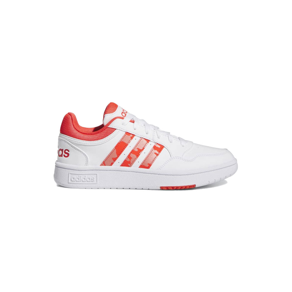 Tenis Mujer adidas Hoops - Blanco-Rojo