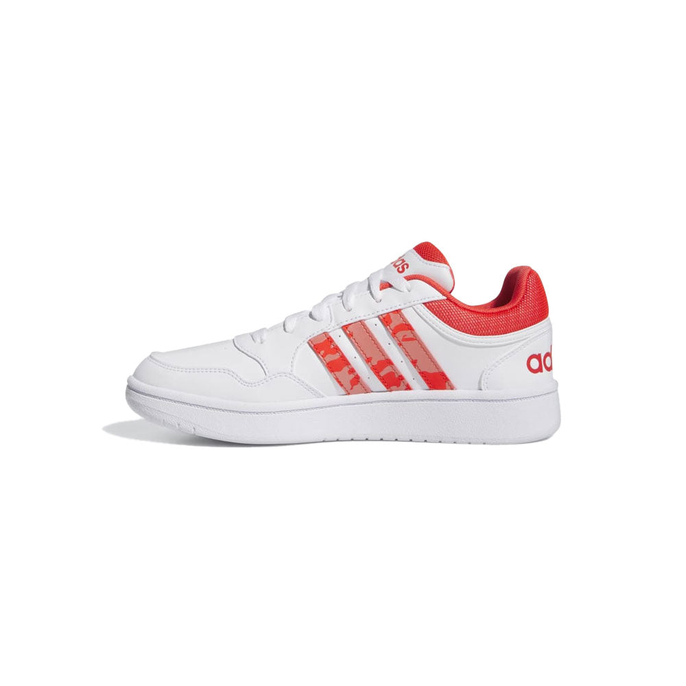 Tenis Mujer adidas Hoops - Blanco-Rojo