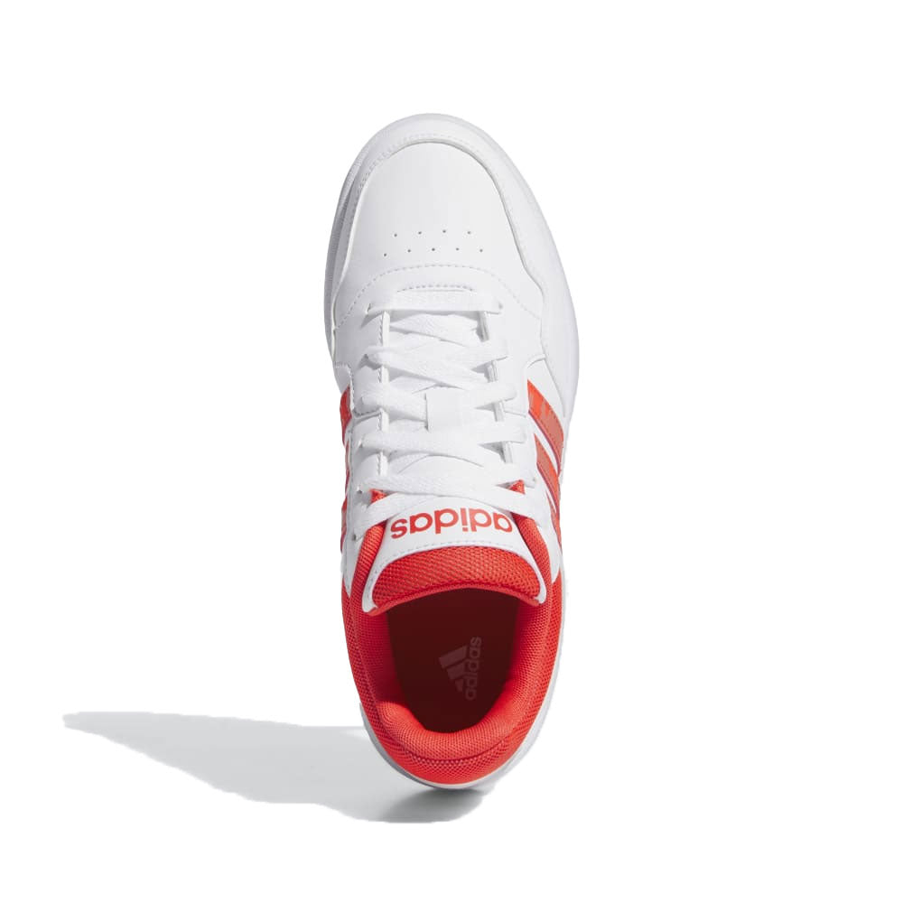 Tenis Mujer adidas Hoops - Blanco-Rojo