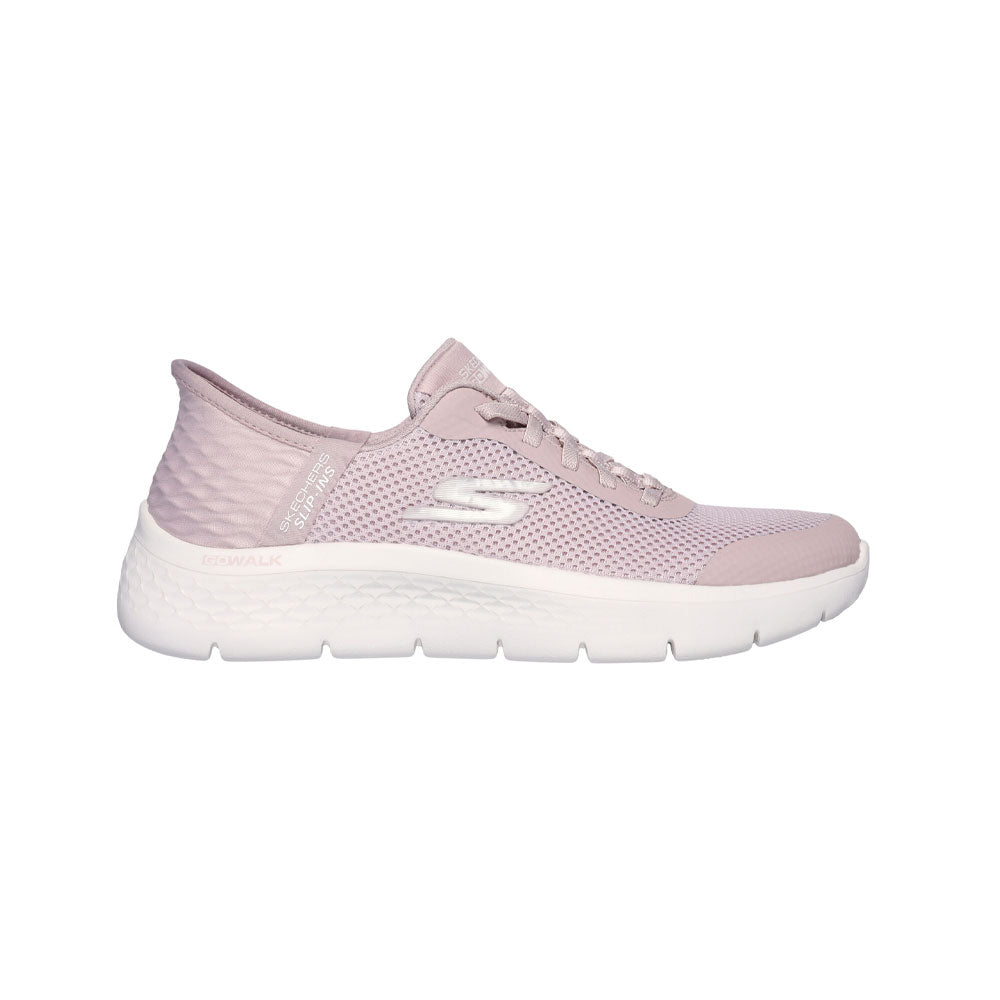 Tenis Mujer Skechers Slip InsGo Walk Flex - Rosado-Blanco