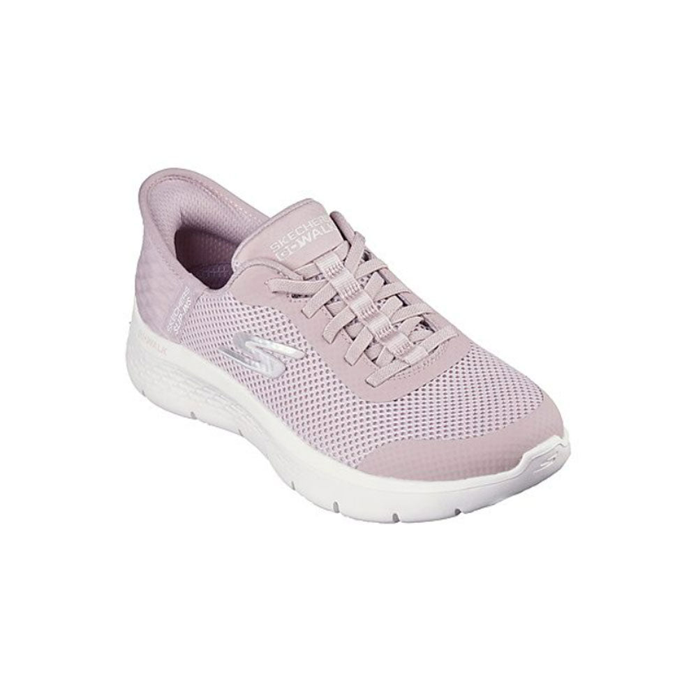 Tenis Mujer Skechers Slip InsGo Walk Flex - Rosado-Blanco