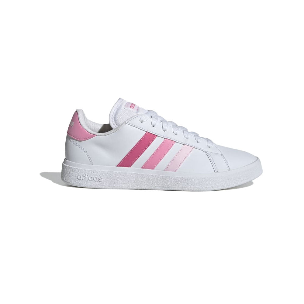 Tenis Mujer adidas Grand Court - Blanco-Rosado