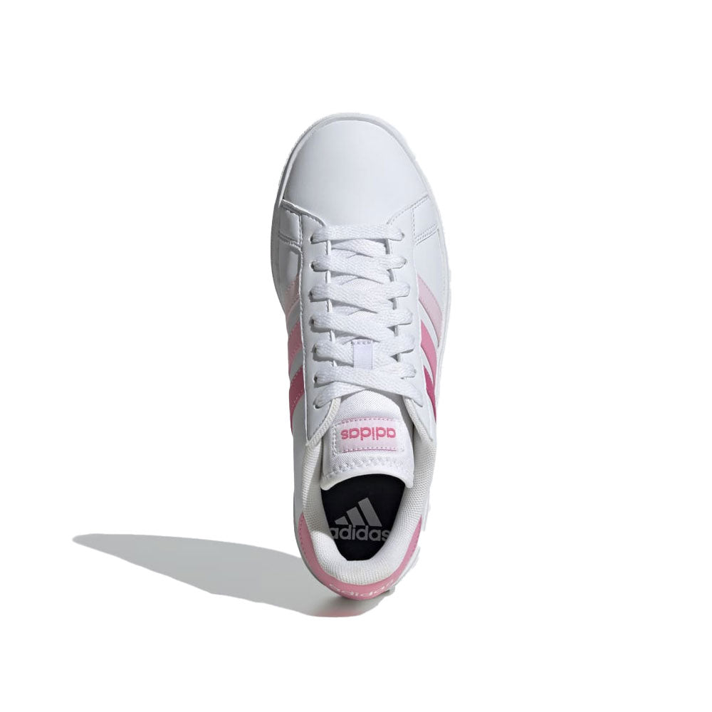 Tenis Mujer adidas Grand Court - Blanco-Rosado