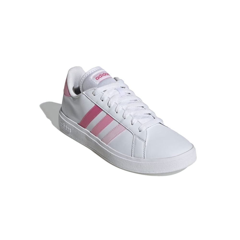 Tenis Mujer adidas Grand Court - Blanco-Rosado