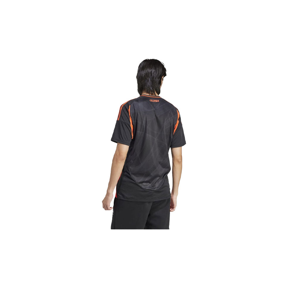 Camiseta Hombre adidas Visitante Seleccion Colombia 24 - Negro-Naranja