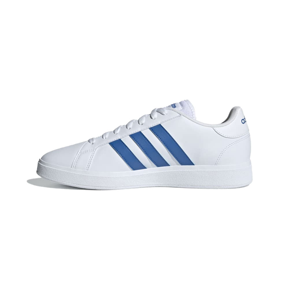 Tenis Hombre adidas Grand Court - Blanco-Azul