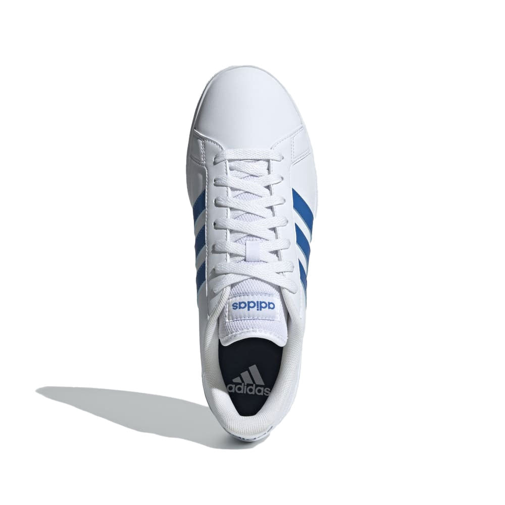 Tenis Hombre adidas Grand Court - Blanco-Azul