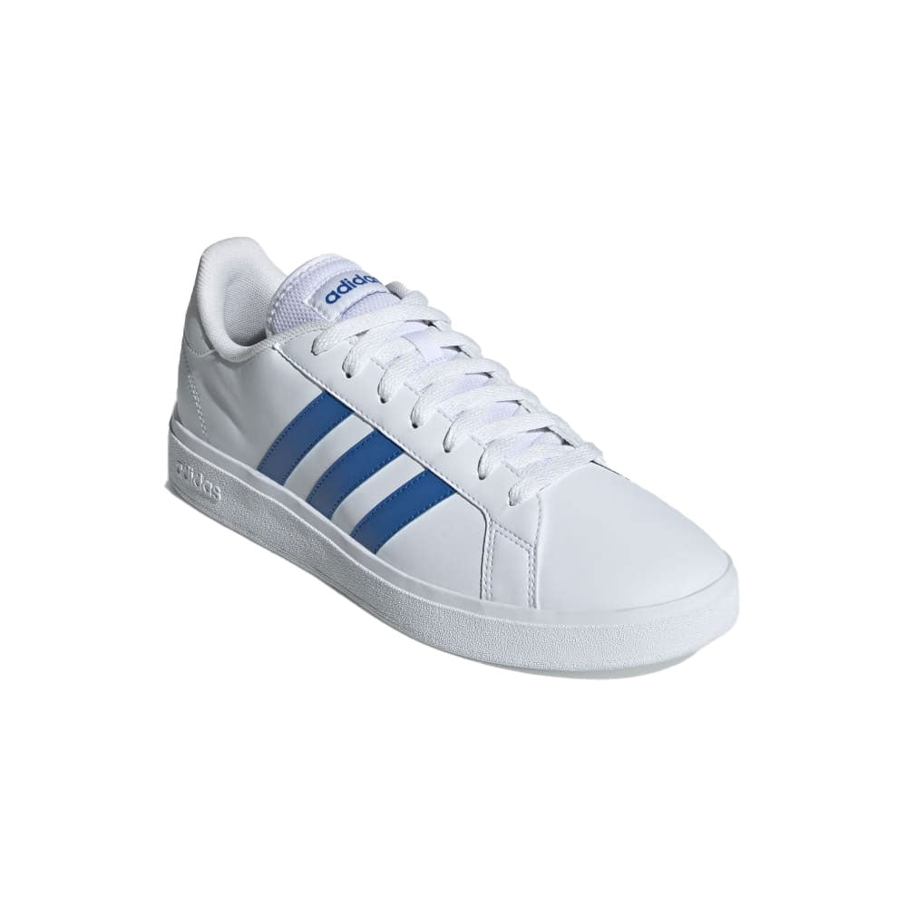 Tenis Hombre adidas Grand Court - Blanco-Azul