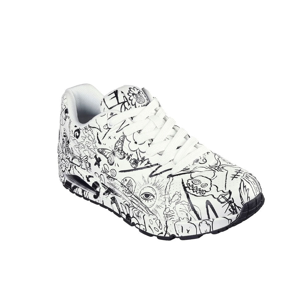 Tenis Hombre Skechers Uno Vexx - Blanco