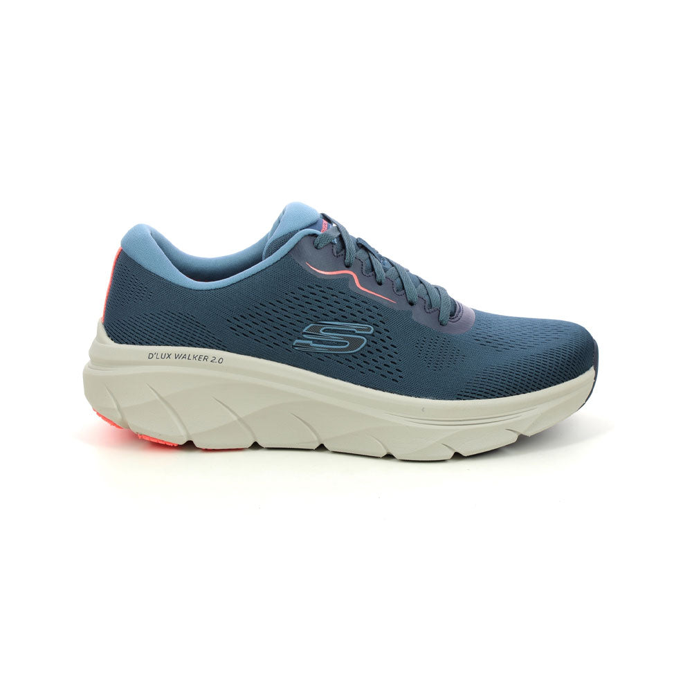 Tenis Hombre Skechers Dlux Walker - Azul