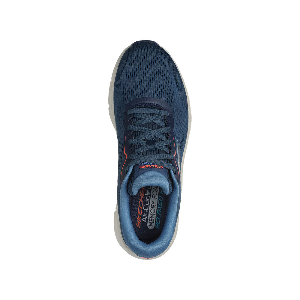 Tenis Hombre Skechers Dlux Walker - Azul