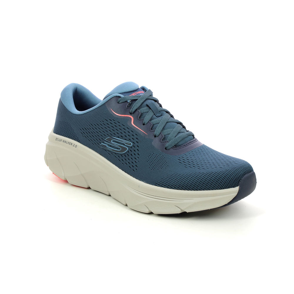 Tenis Hombre Skechers Dlux Walker - Azul