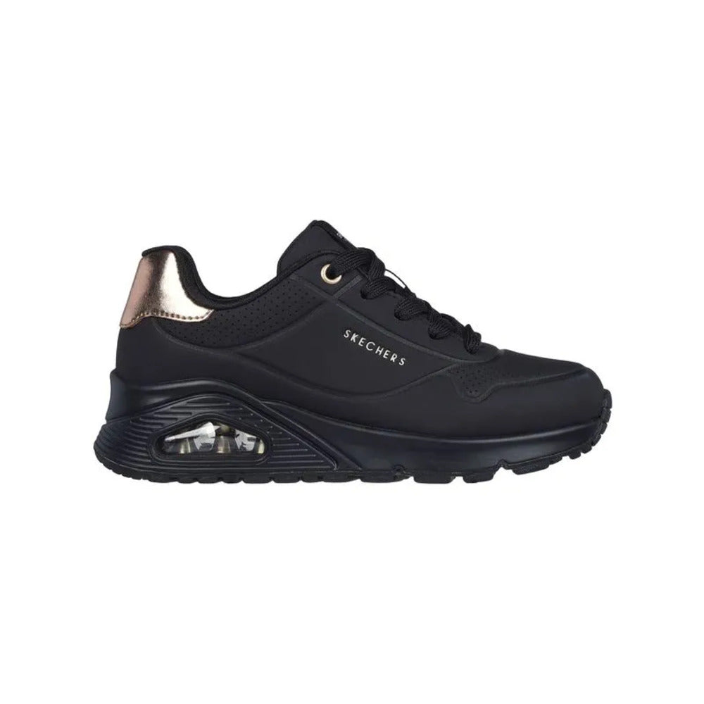 Tenis Niña Skechers Uno Shimer Away - Negro