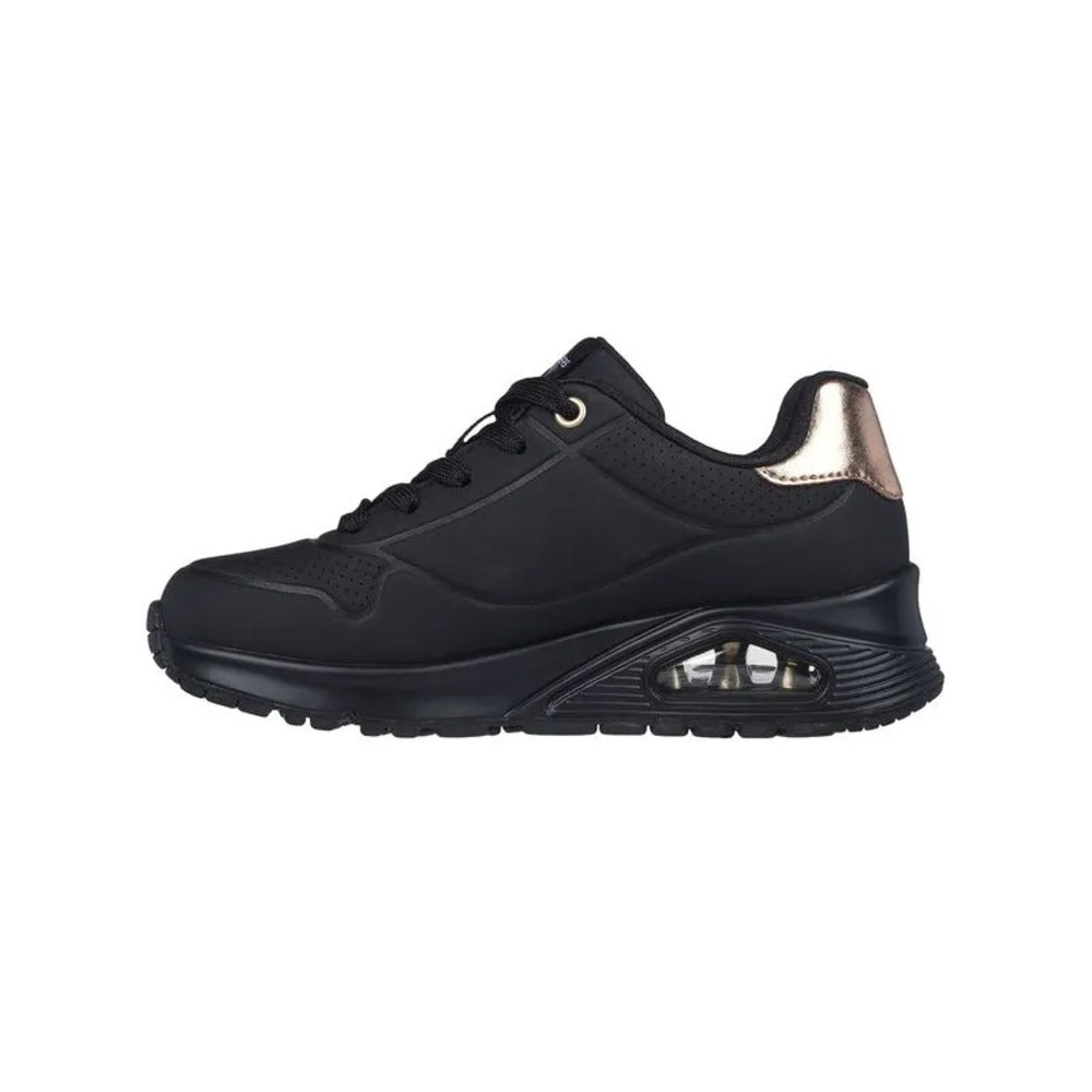 Tenis Niña Skechers Uno Shimer Away - Negro