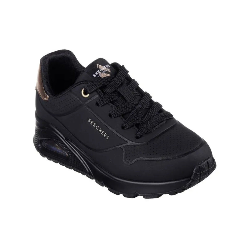 Tenis Niña Skechers Uno Shimer Away - Negro