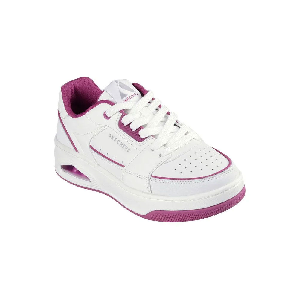 Tenis Mujer Skechers Uno Court - Blanco