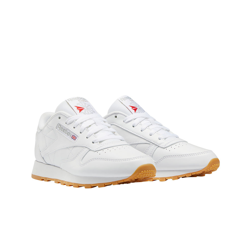 Tenis Mujer Reebok Leather Shoes- Blanco