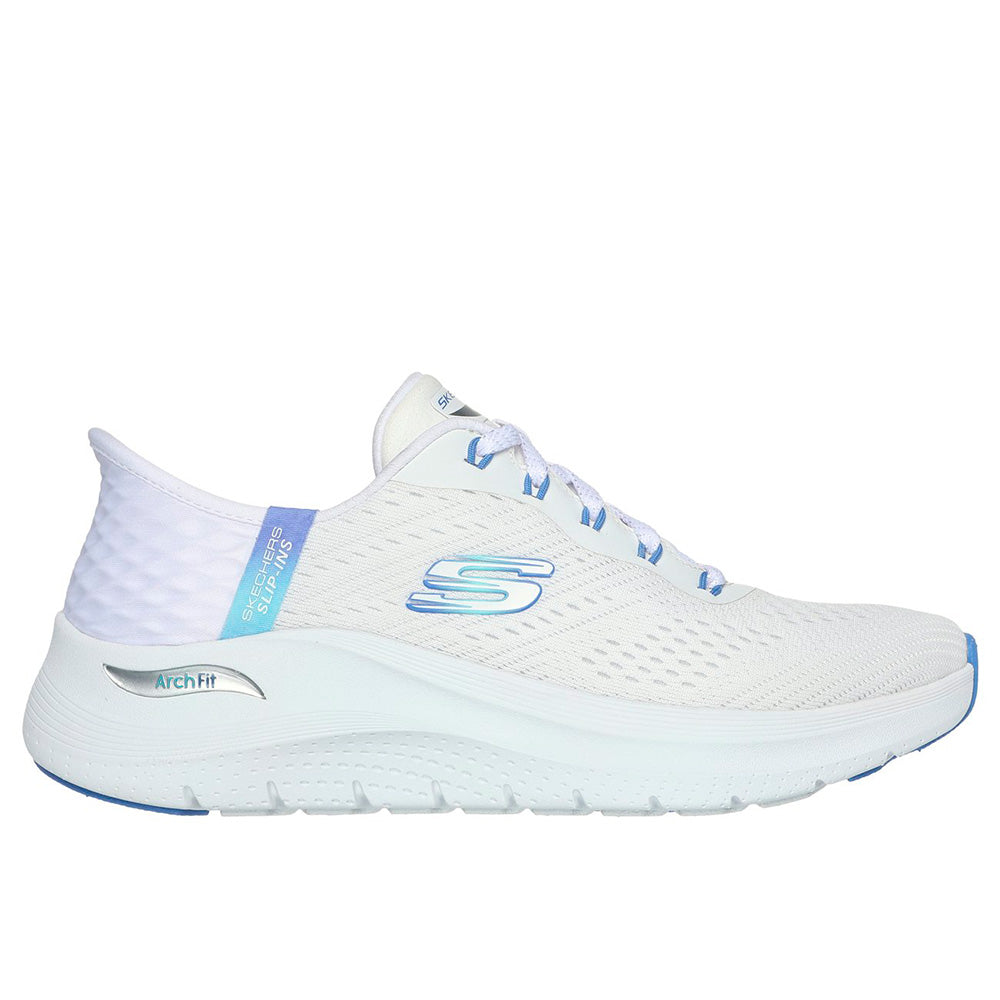 Tenis Skechers Mujer Arch Fit 2.0 Easy Chic - Blanco
